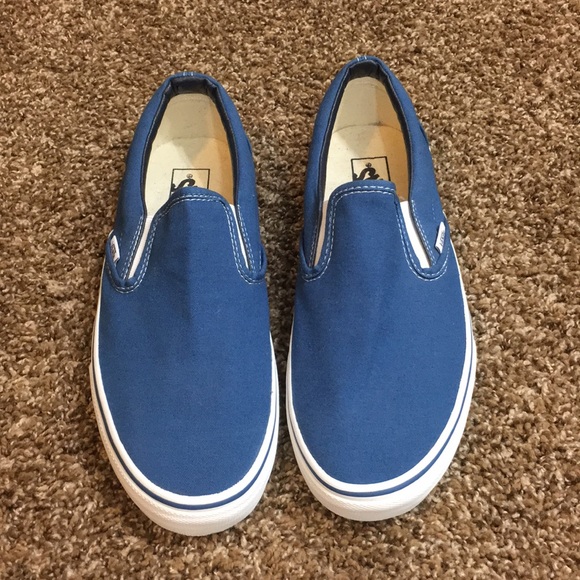 Vans Other - NWOB Men’s Blue Slip On Vans